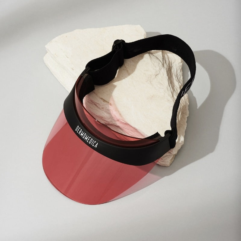 UV CAP Transparent Pink Visor